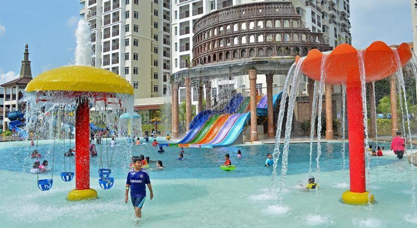 Apartments & Free Access To Waterpark At B Lagoon Melaka 外观 照片